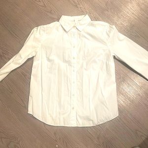 JCrew women’s white dress shirt